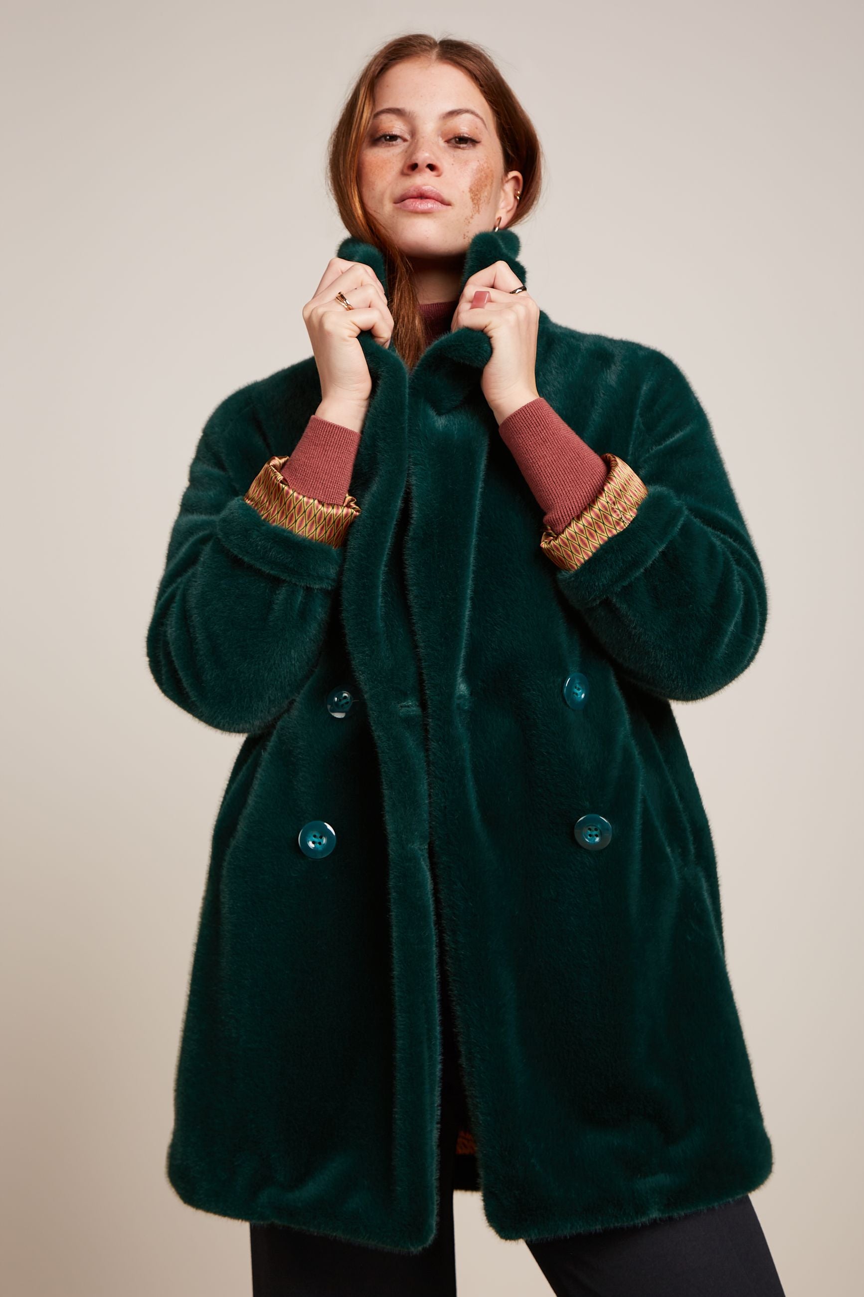 Amelie Coat Phoenix - Pine Green – King Louie