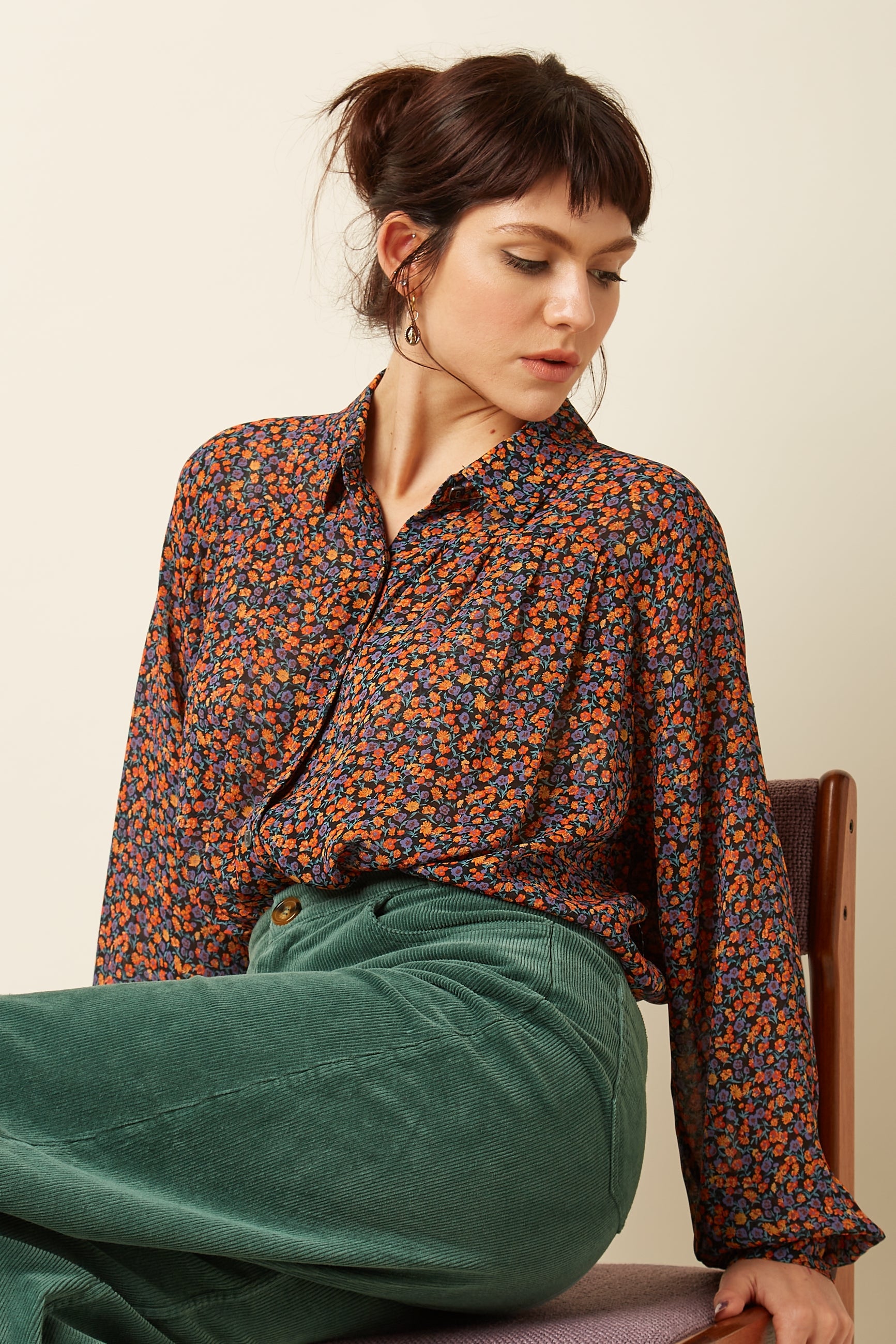 Leila Blouse Peppy - Black – King Louie