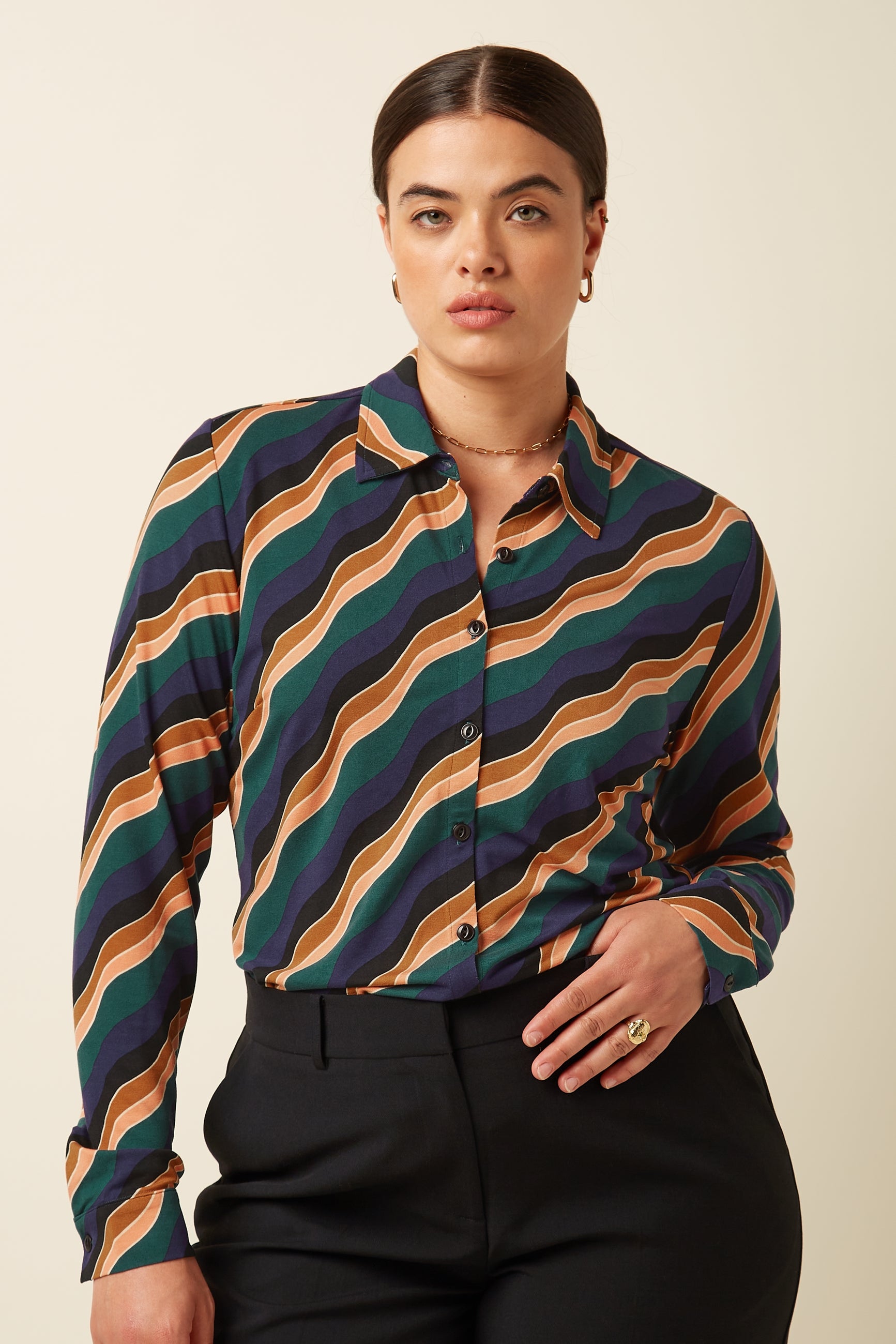 Blouse Razzle - Dragonfly Green – King Louie