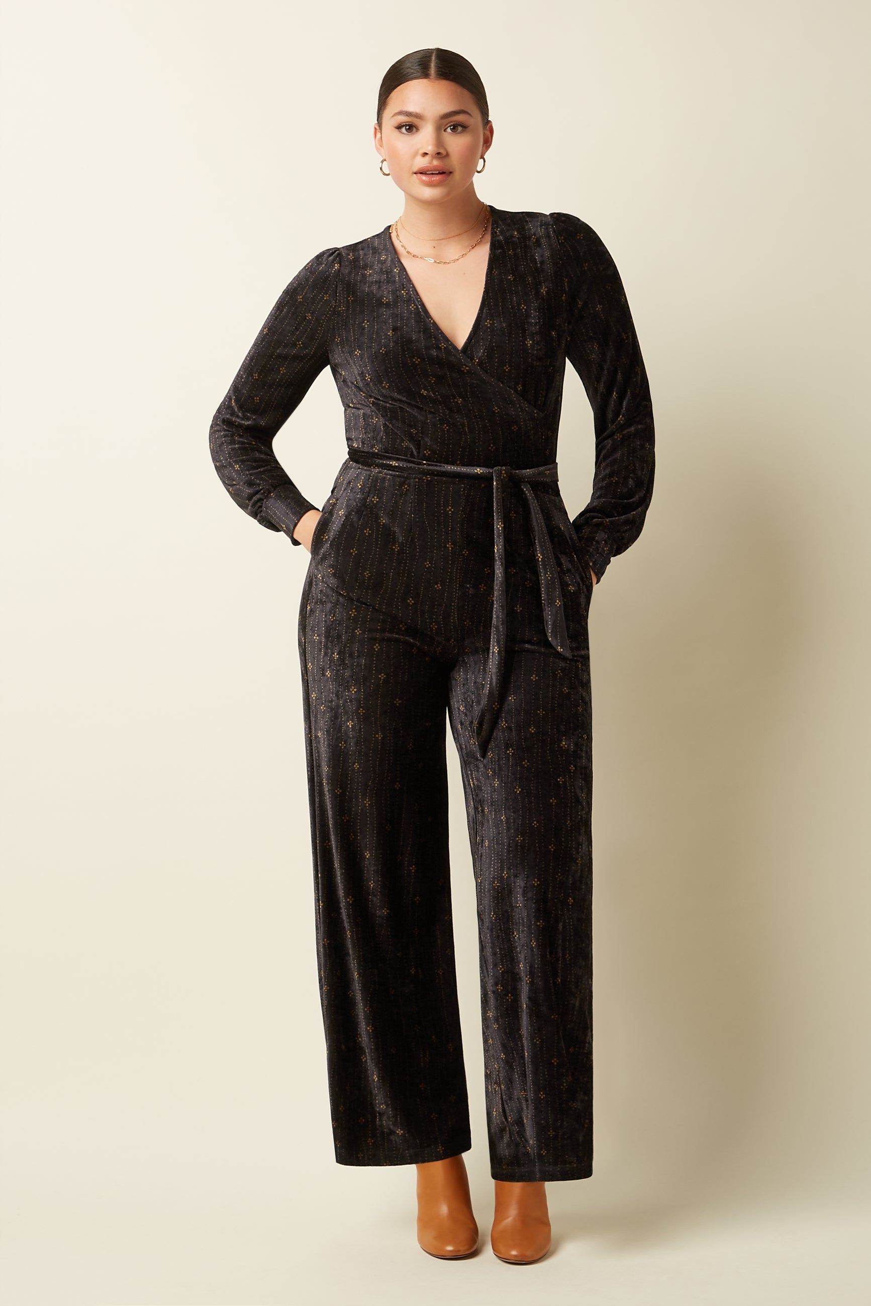 ルナ Zita Jumpsuit Nieve - Caviar – King Louie