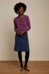 Border Skirt Milano Uni - Evening Blue