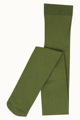 Tights Solid - Olive Green