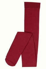 Tights Solid - Cabernet Red