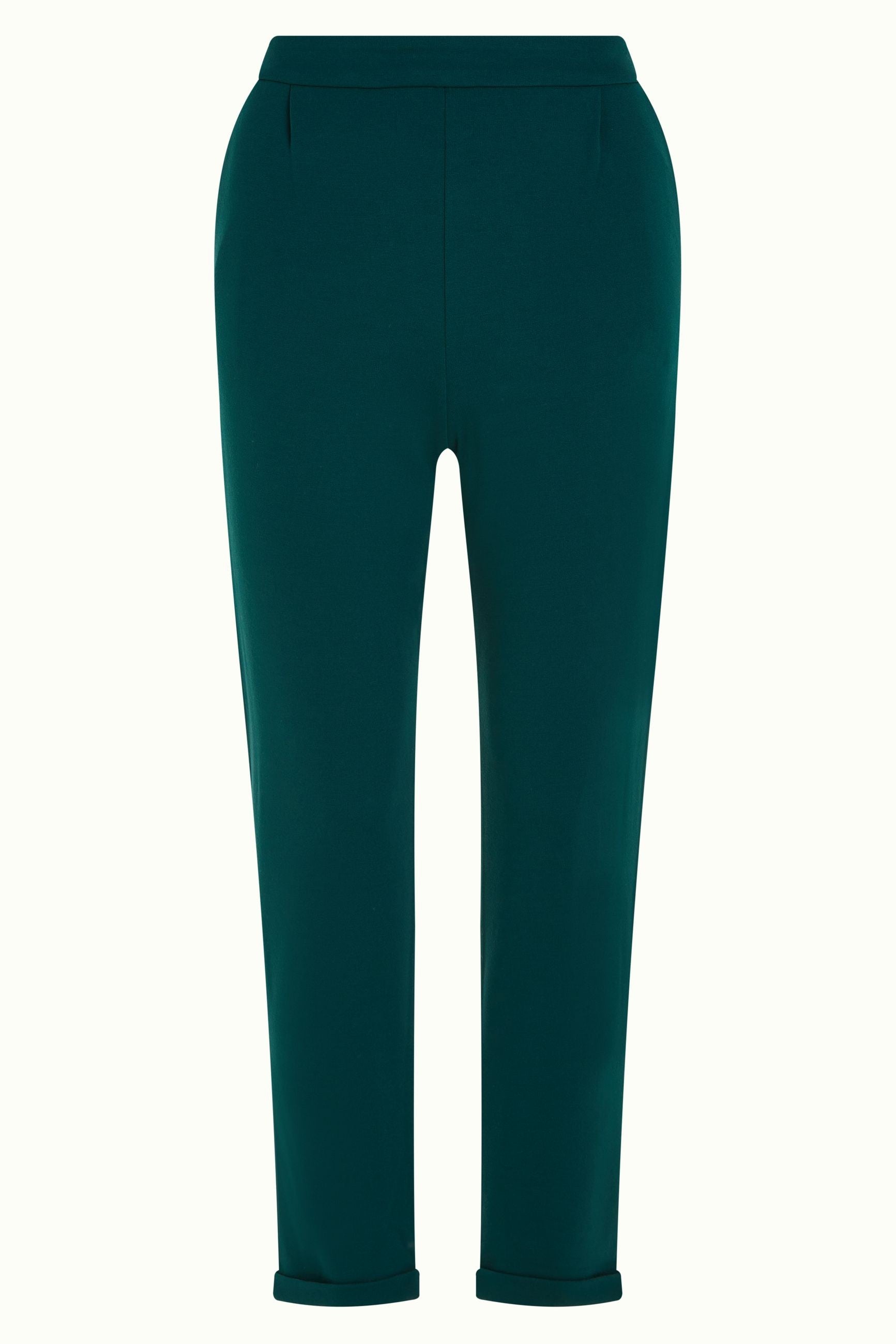 Roisin Pants Milano Uni - Pine Green