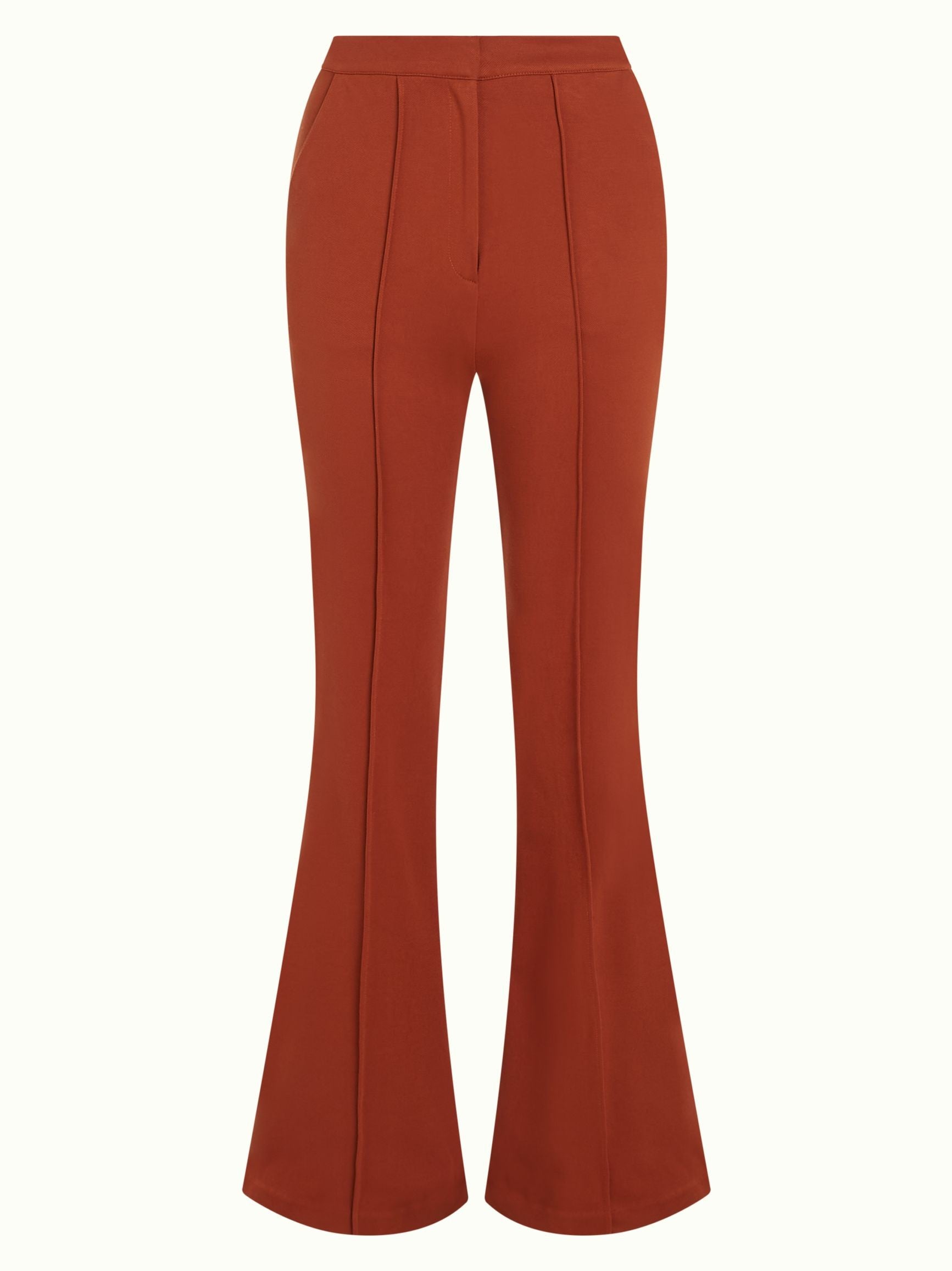 Gael Pintuck Pants Aurora - Cognac Orange