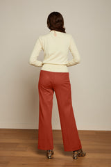 Celi Sailor Pants Aurora - Cognac Orange