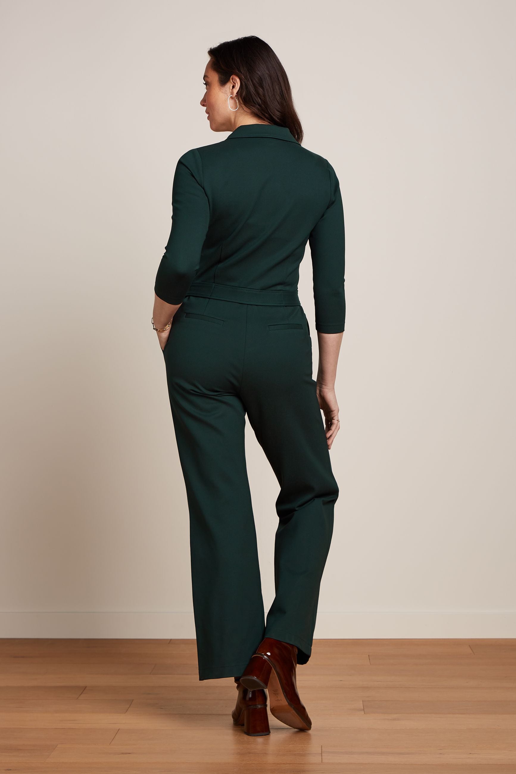 Alexa Jumpsuit Uni Rodeo - Sycamore Green