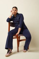Alexa Jumpsuit Uni Rodeo - Evening Blue