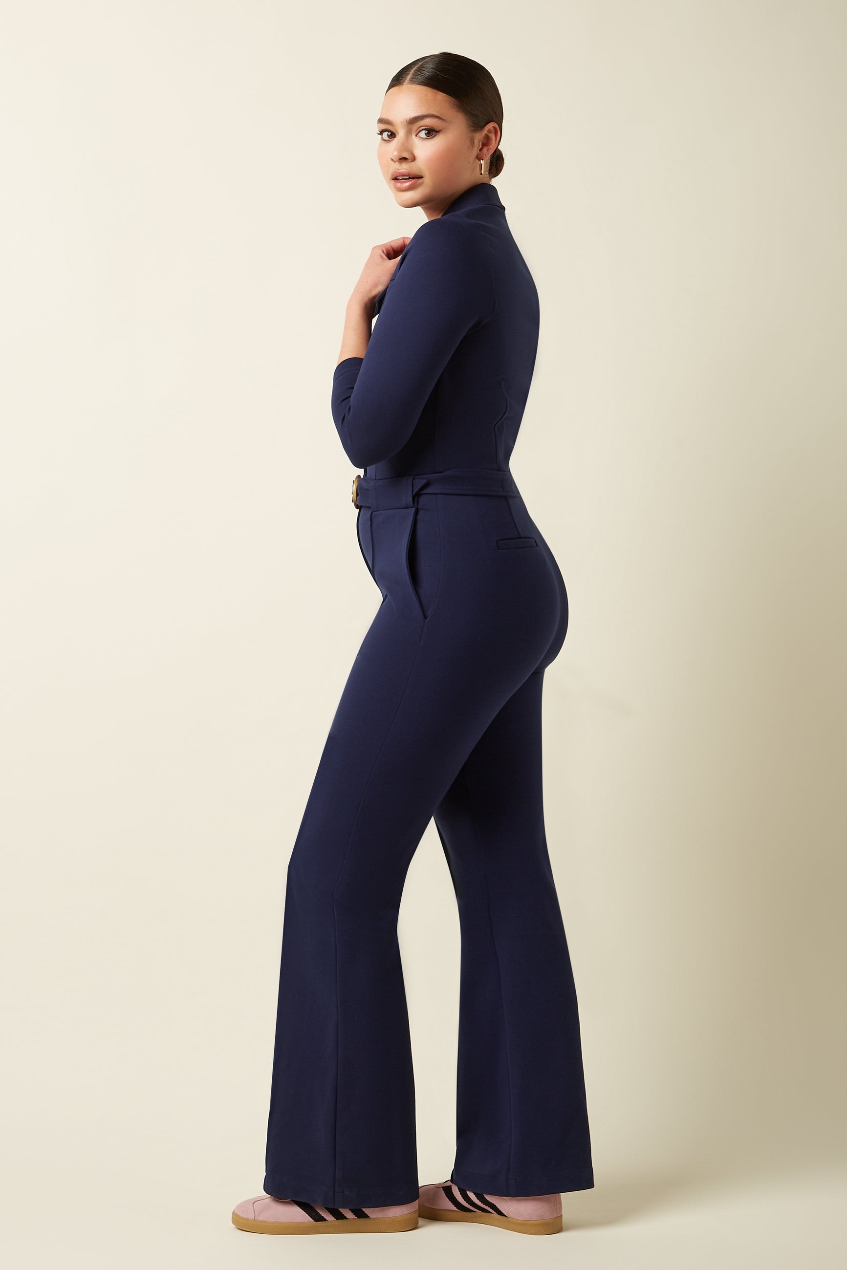Alexa Jumpsuit Uni Rodeo - Evening Blue