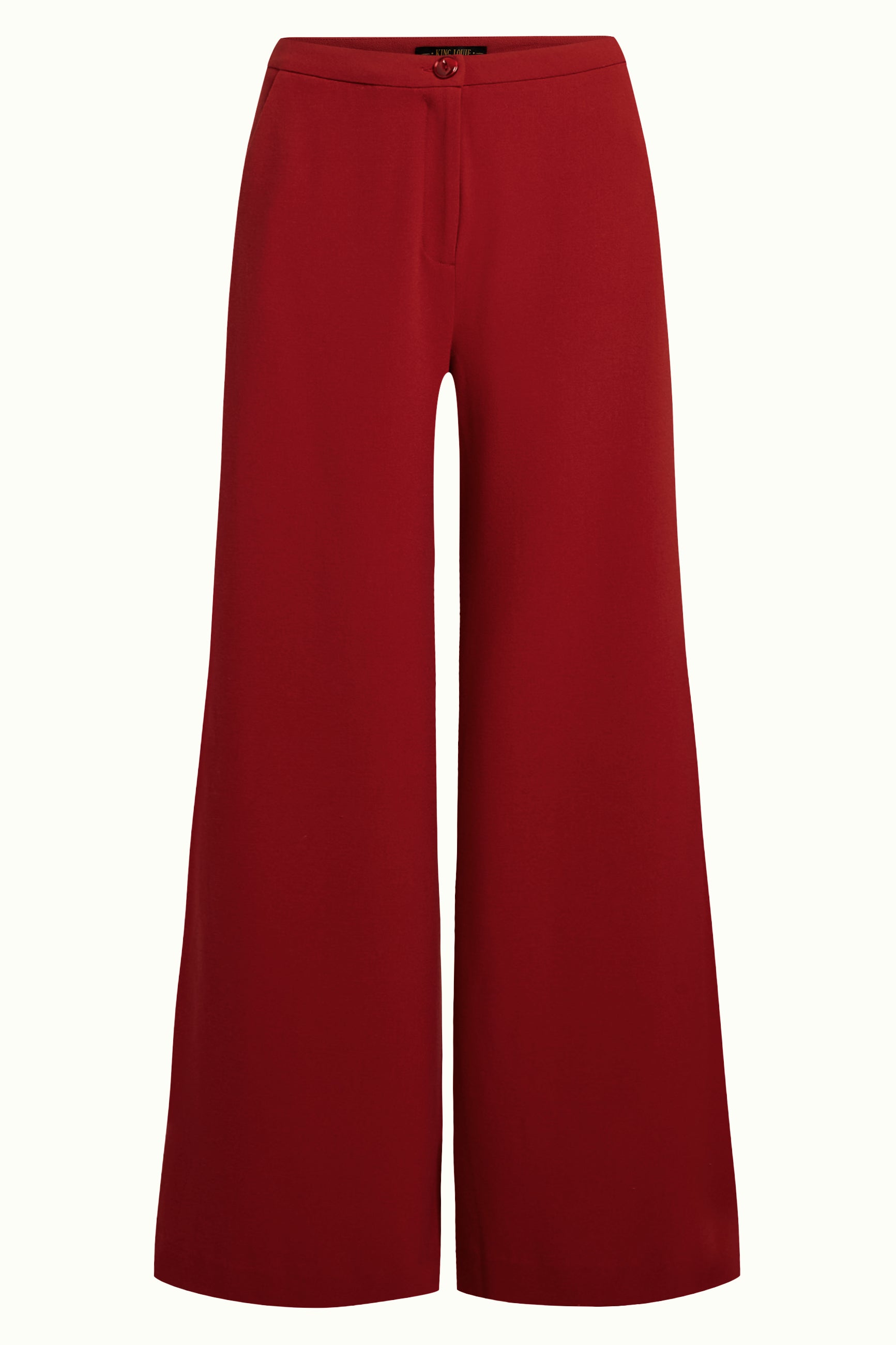 Peppa Pants Woven Crepe - Chili Red