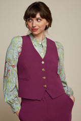 Bianca Gilet Simonet - Caspia Purple