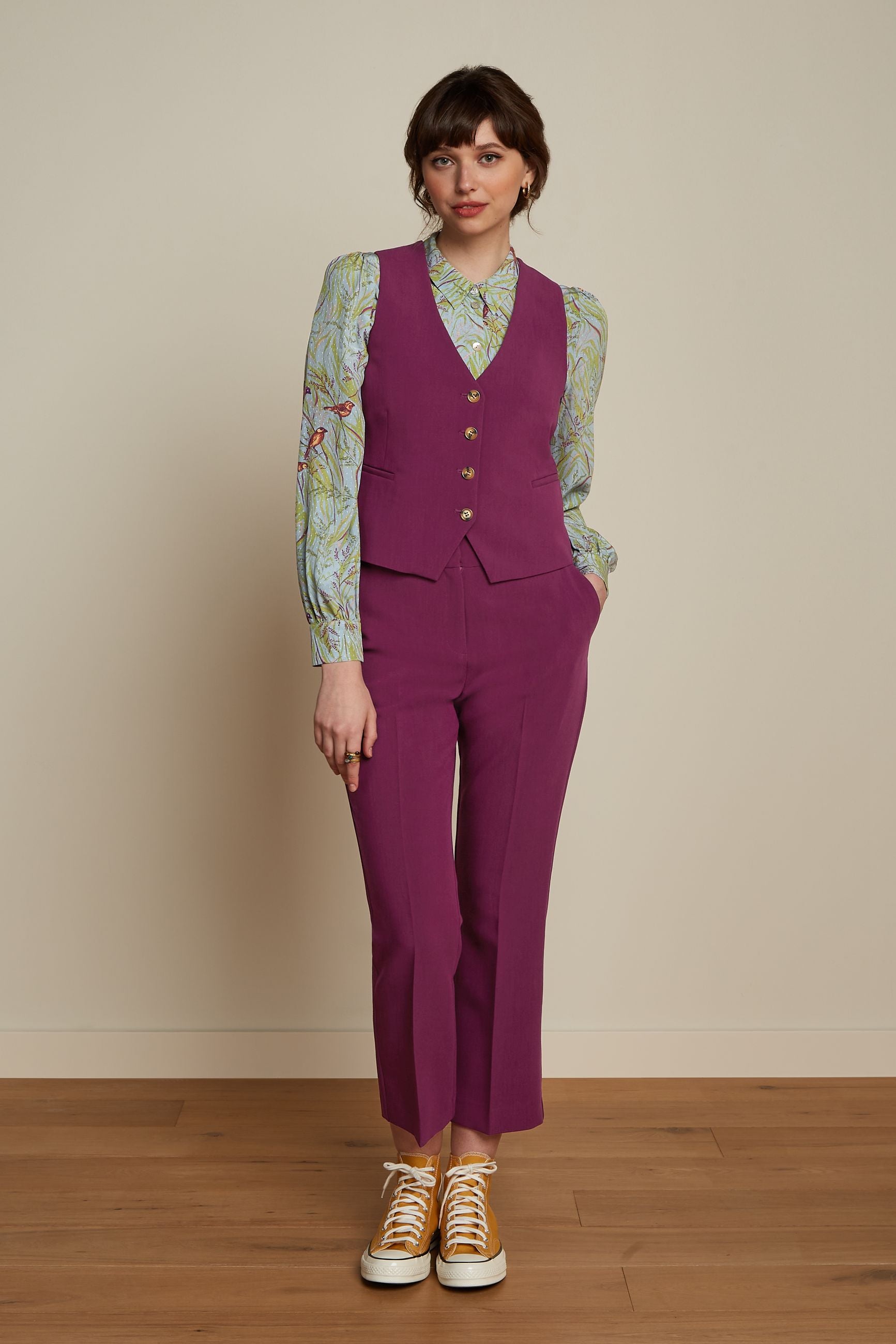 Bianca Gilet Simonet - Caspia Purple