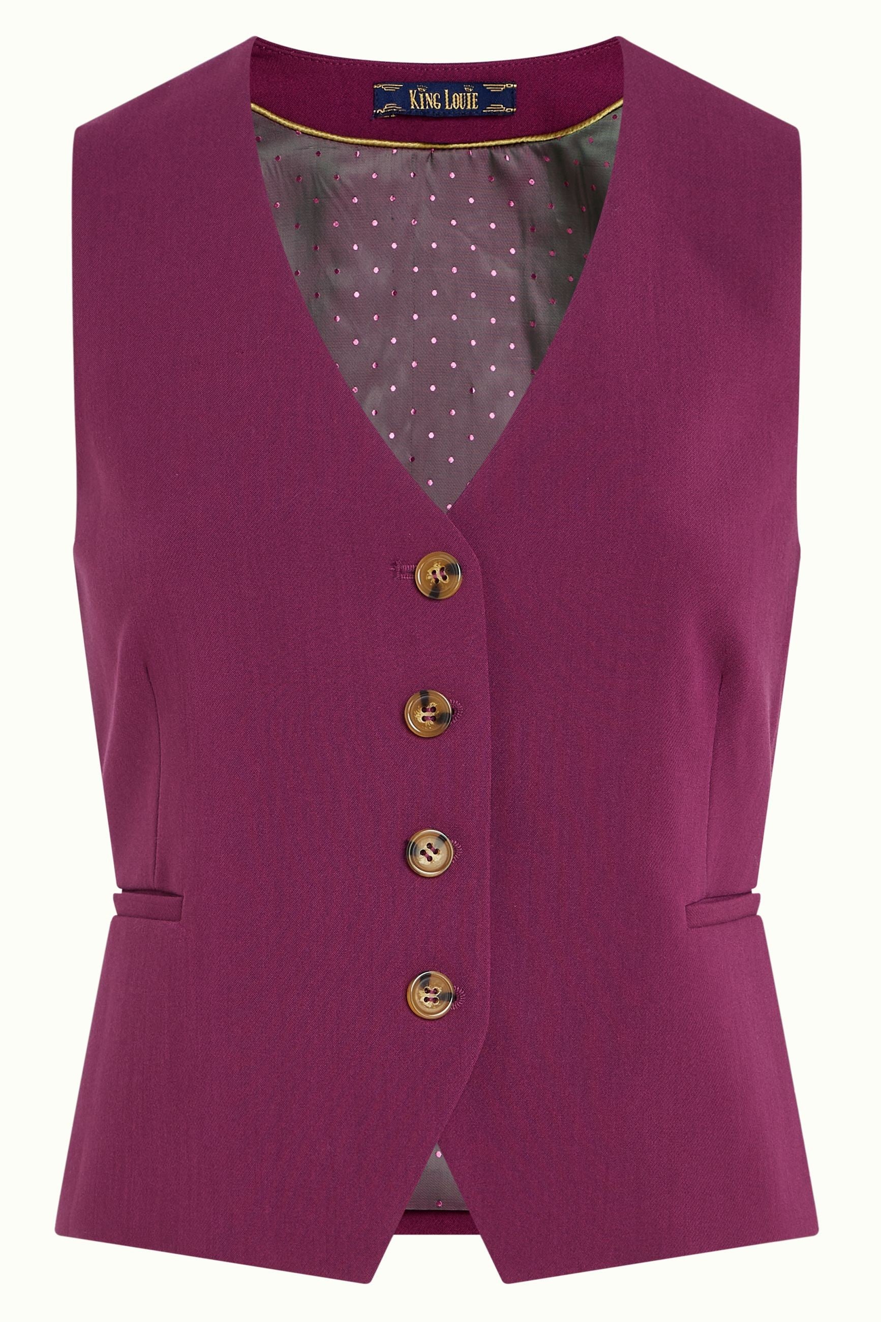 Bianca Gilet Simonet - Caspia Purple