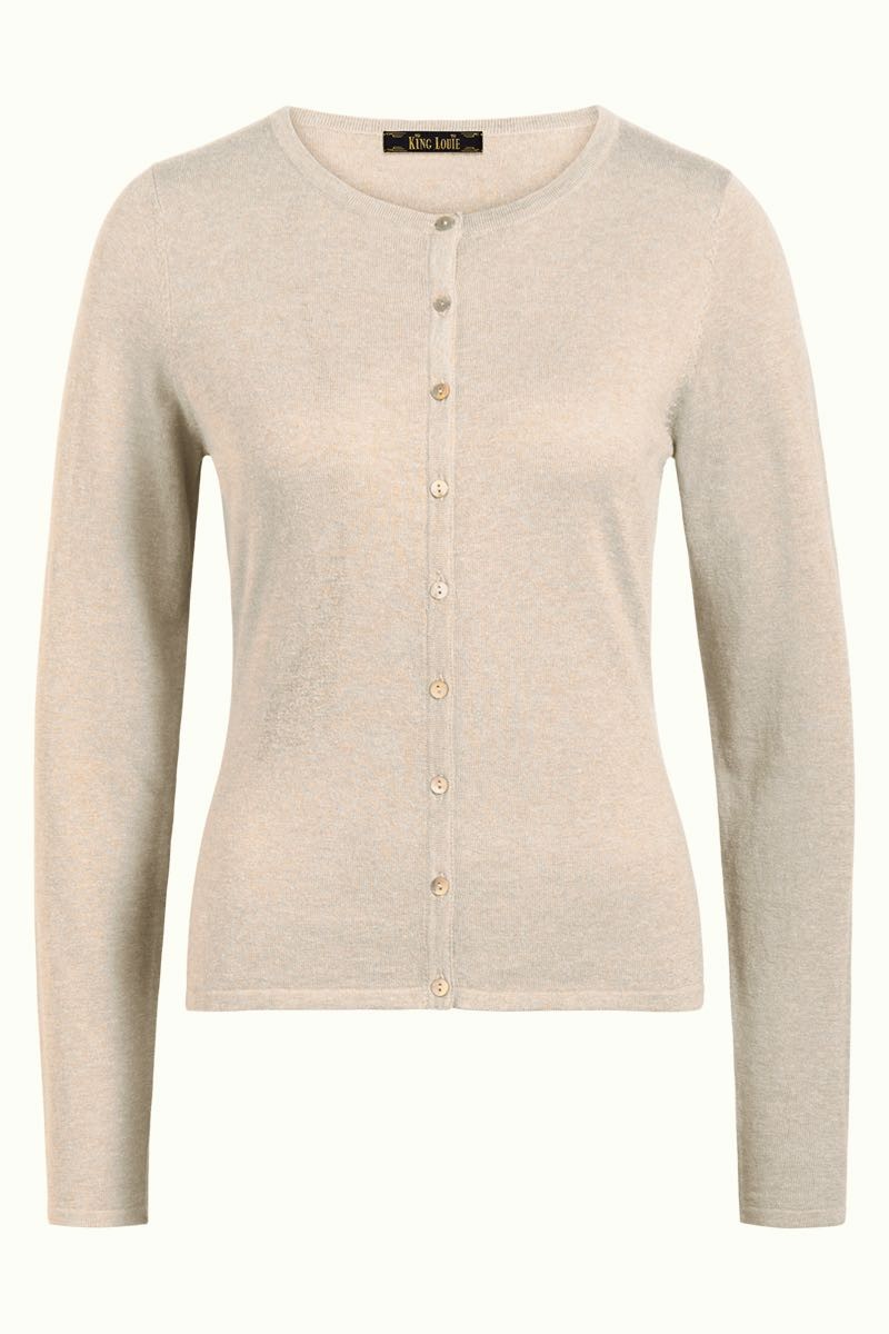 Cardi Roundneck Cocoon - Cream