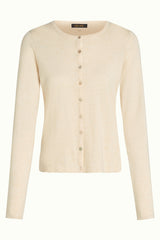 Cardi Roundneck Cocoon - Cream