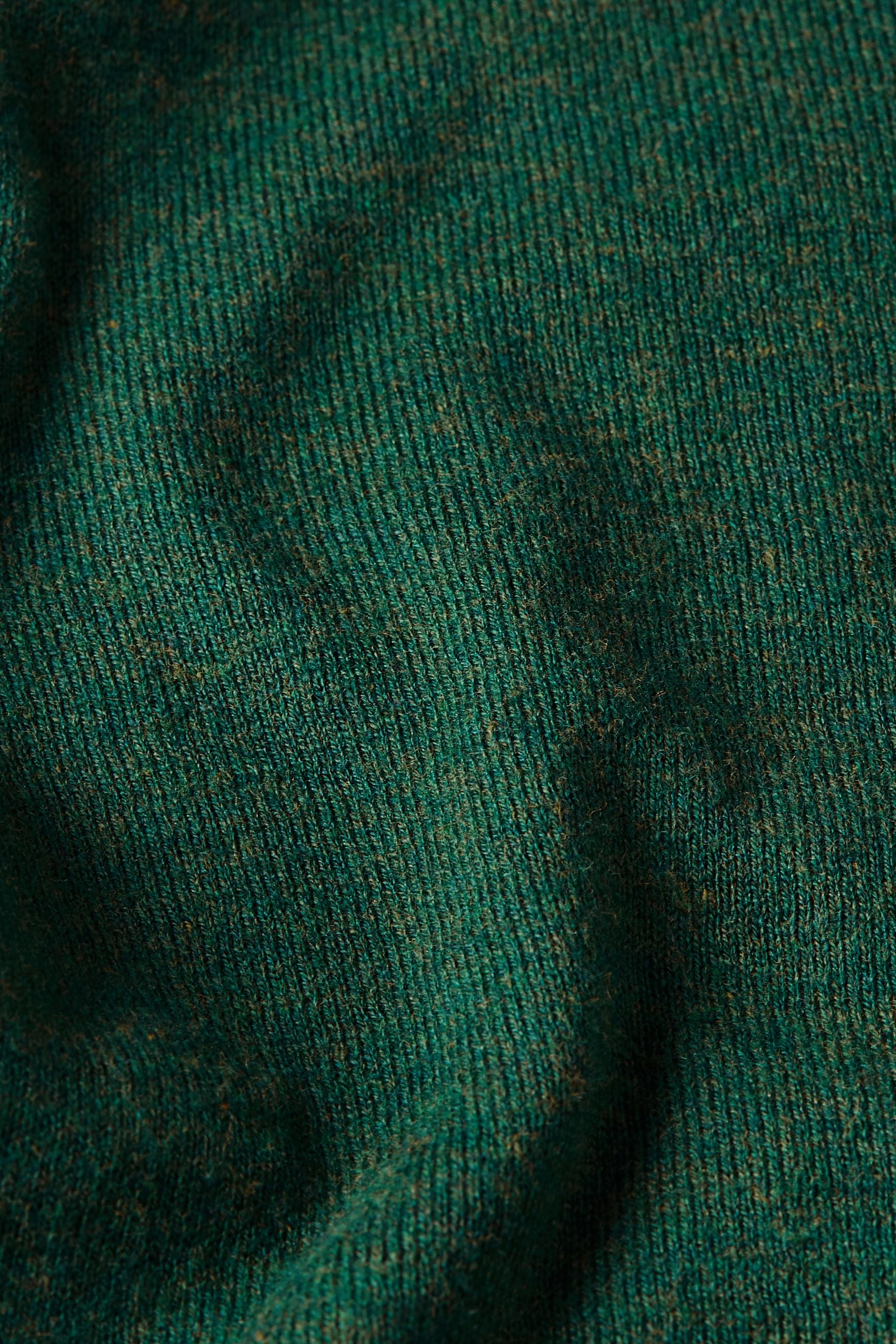 Cardi Roundneck Cocoon - Forest Green