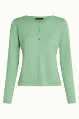 Cardi Roundneck Cocoon - Sprucestone Mint
