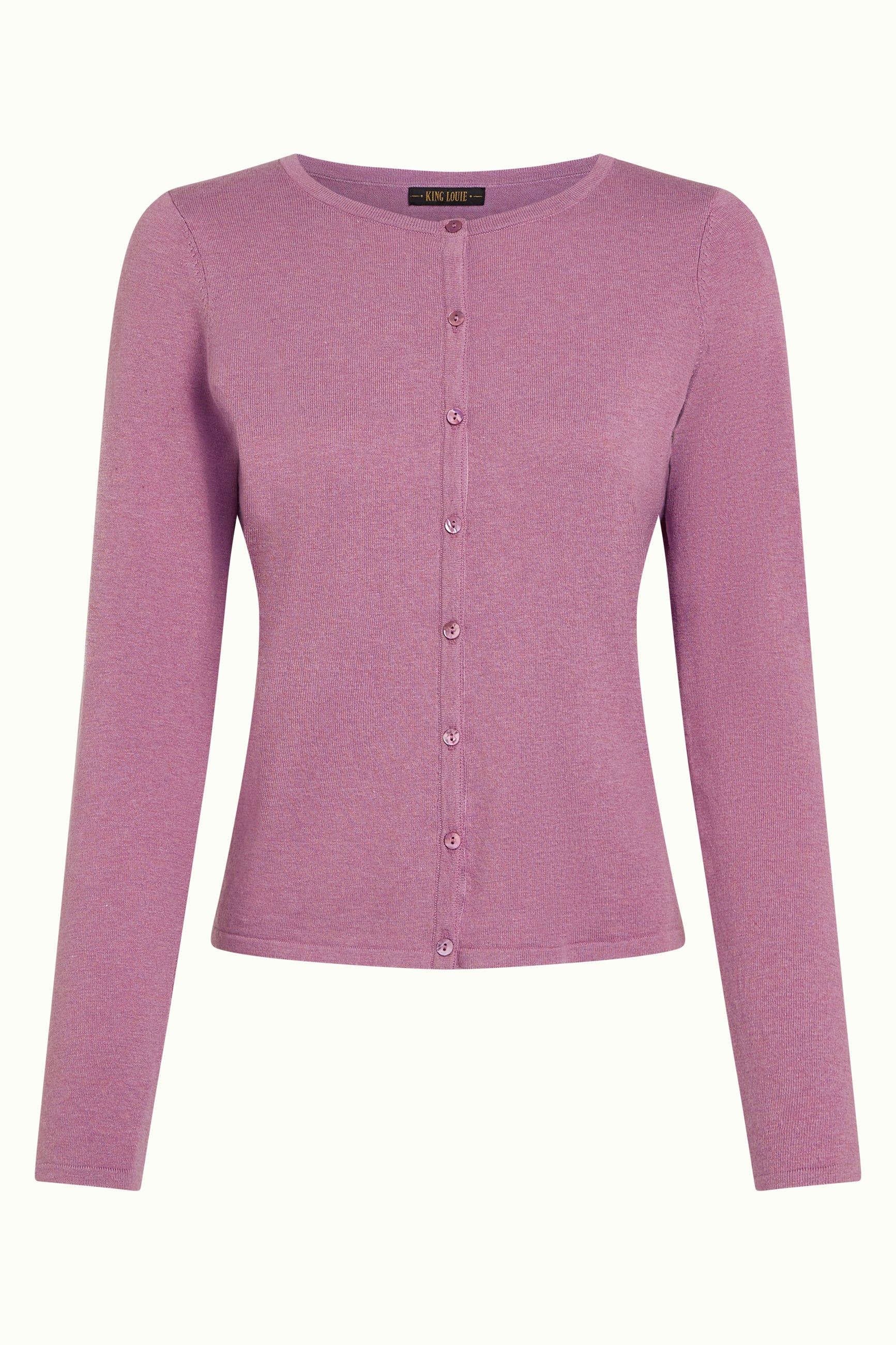 Cardi Roundneck Cocoon - Crocus Lilac