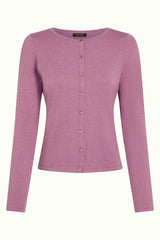 Cardi Roundneck Cocoon - Crocus Lilac