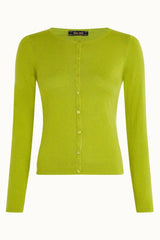 Cardi Roundneck Cocoon - Citronelle Yellow