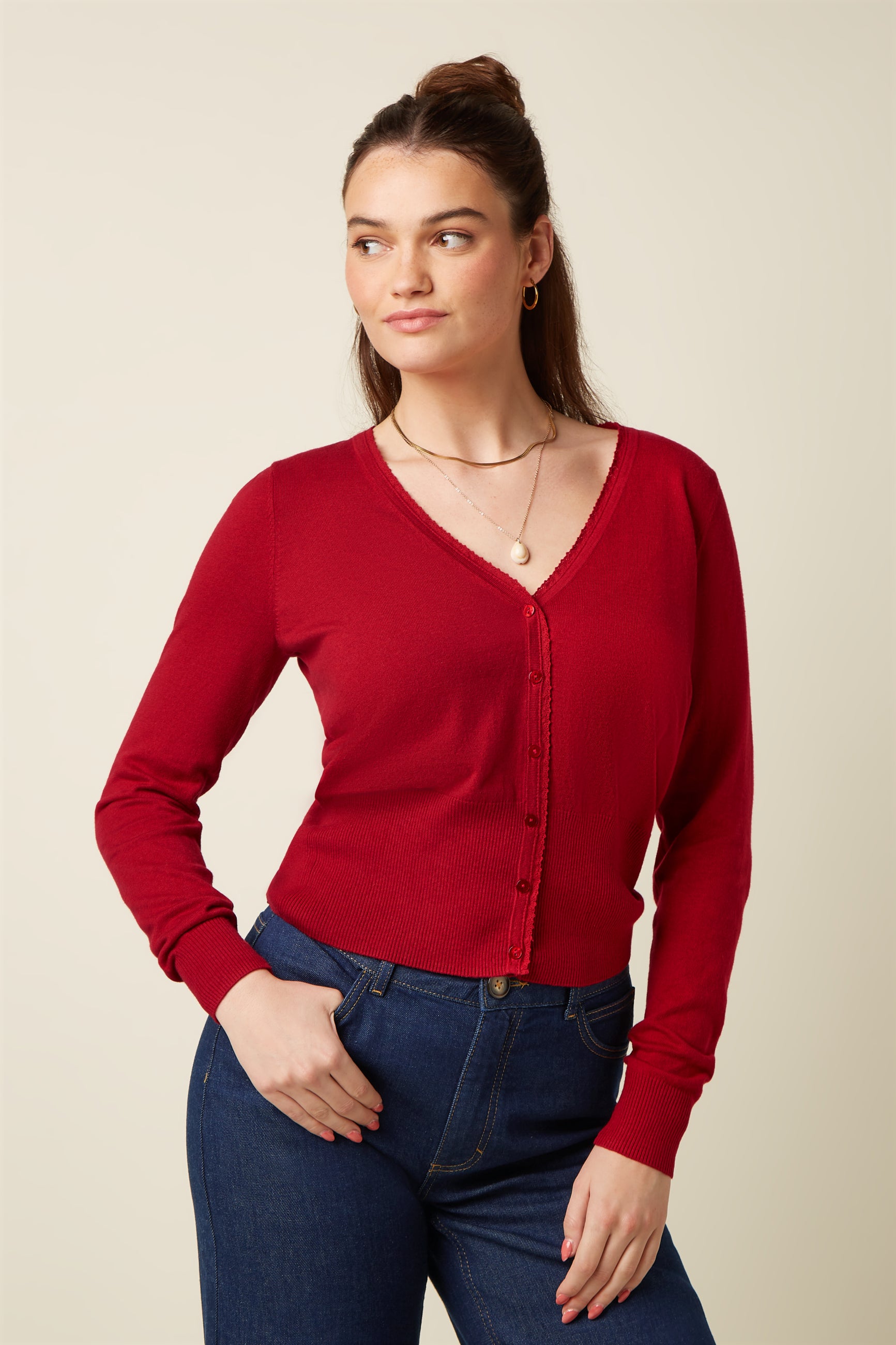 Cardi V Cocoon - Icon Red