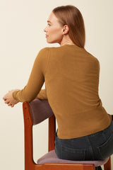 Cardi V Cocoon - Maple Orange