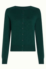 Raglan Cardi Droplet - Pine Green