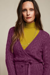 Wrap Top Farfalle - Caspia Purple