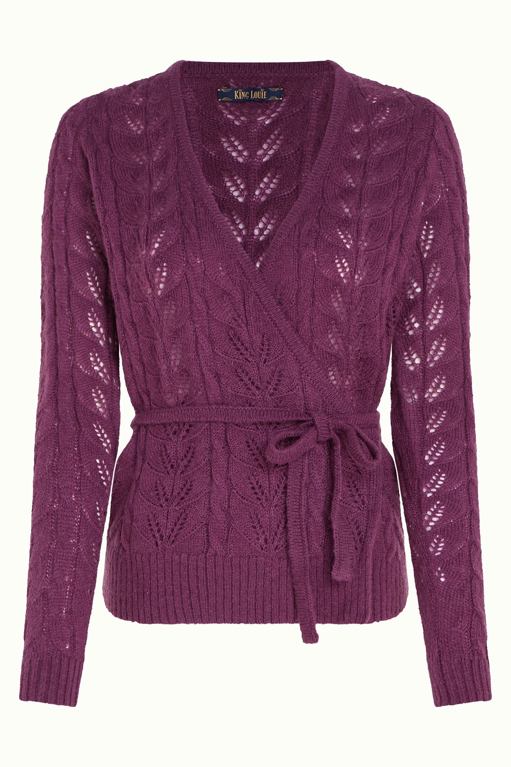 Wrap Top Farfalle - Caspia Purple