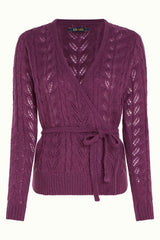 Wrap Top Farfalle - Caspia Purple