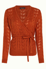 Wrap Top Farfalle - Caramel