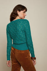 Cardi Puff Borgo - Ponderosa Green