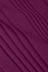 Rib Rollneck Top Club - Caspia Purple