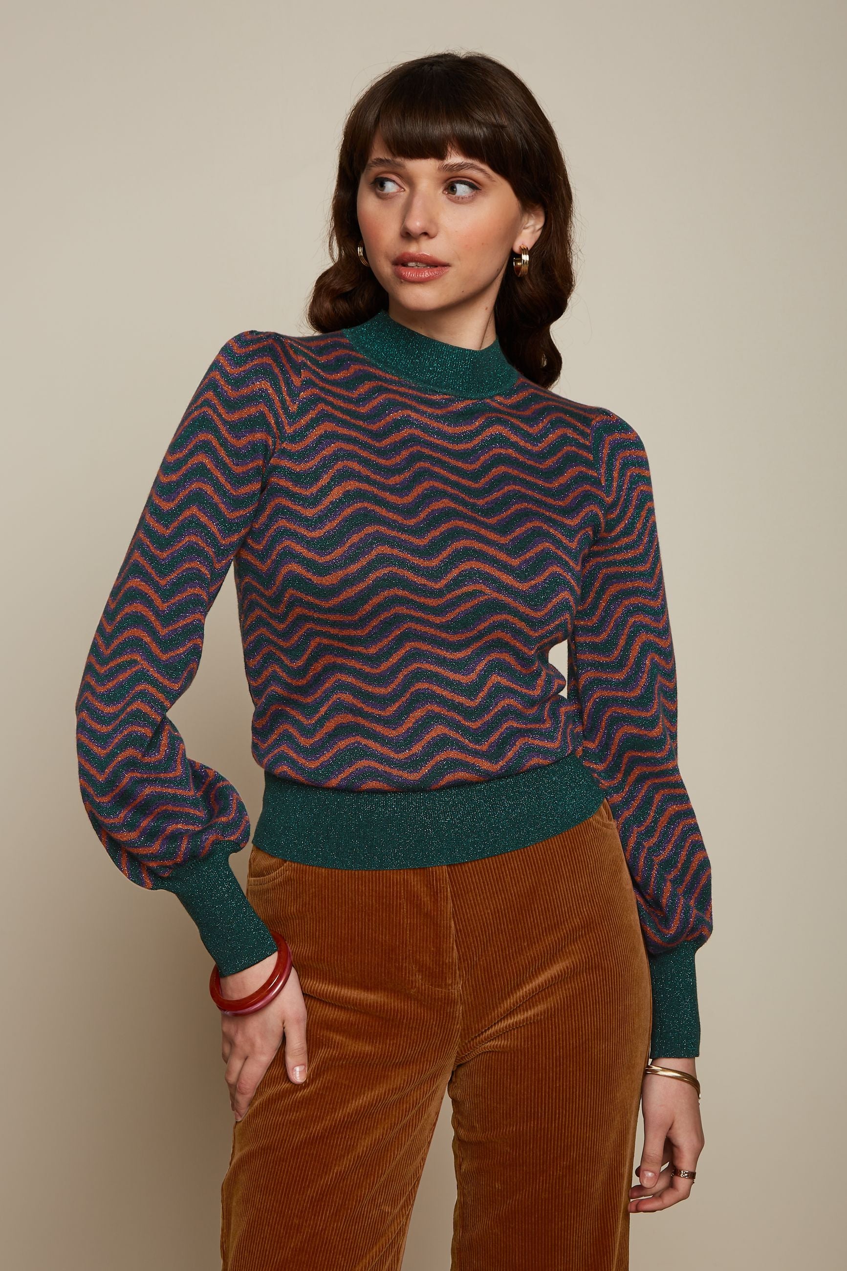 Jada Sweater Lava - Pine Green