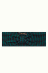 Hairband Pied de Poule - Dragonfly Green