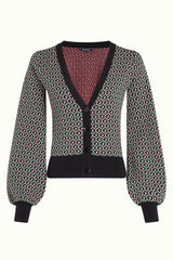 Cardi V Bell Violette - Black