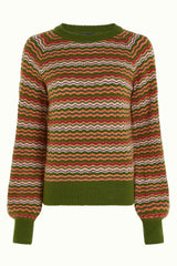 Raglan Sweater Twitty - Olive Green