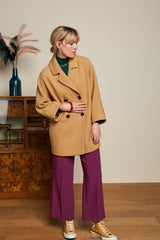 Shiya Kimono Coat Falaise - Biscotti