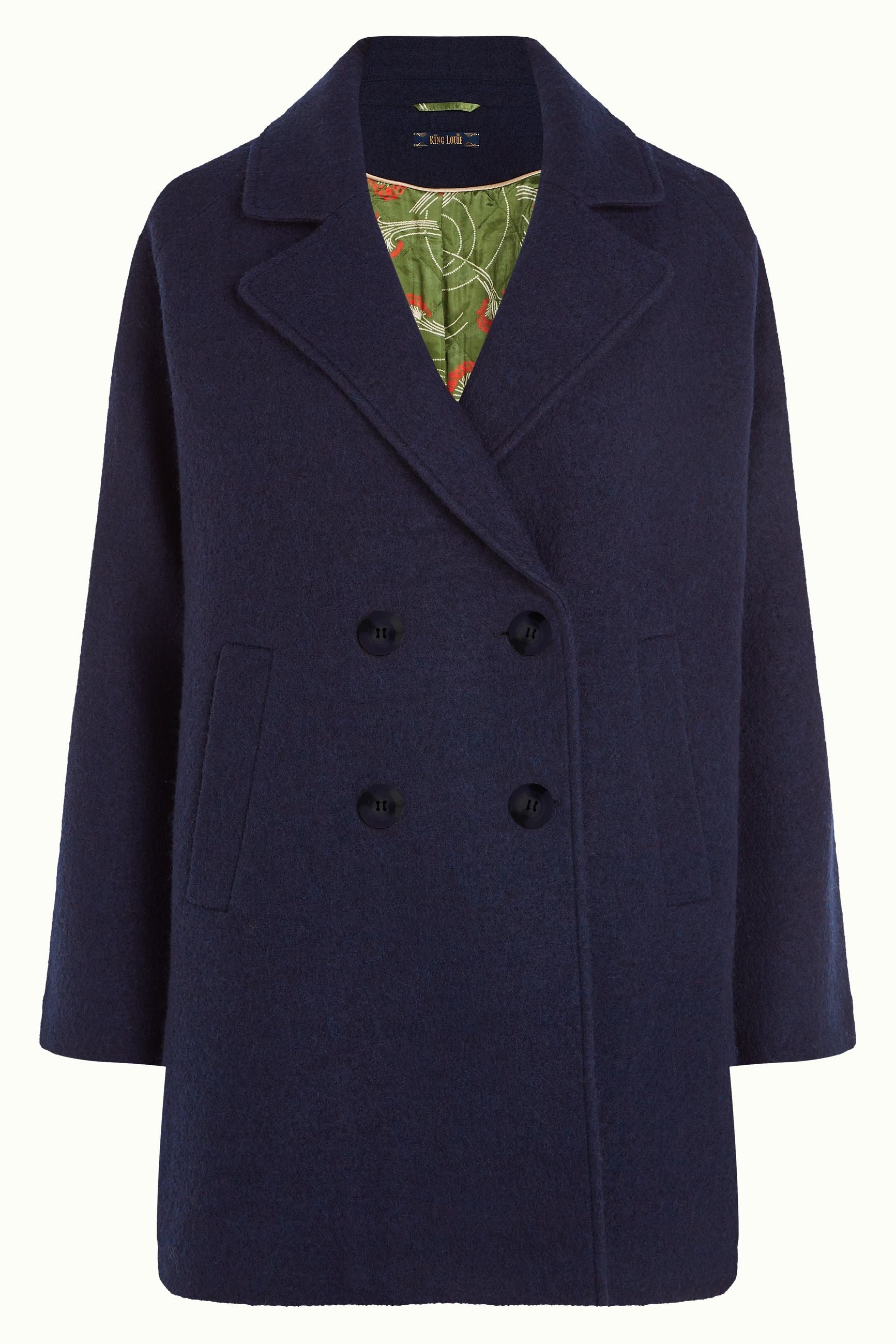 Amelie Coat Kennedy - Ink Blue