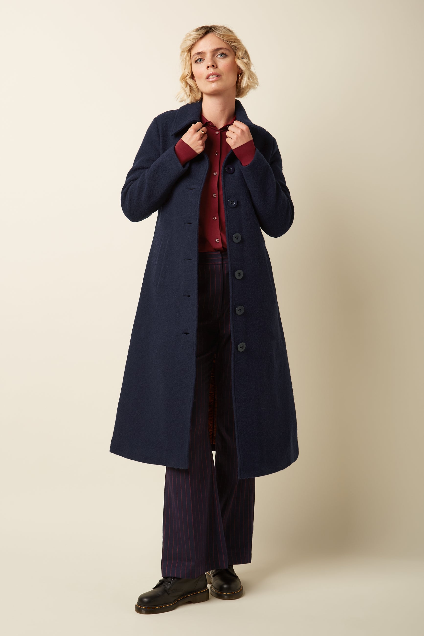 Arabella Coat Kennedy - Evening Blue
