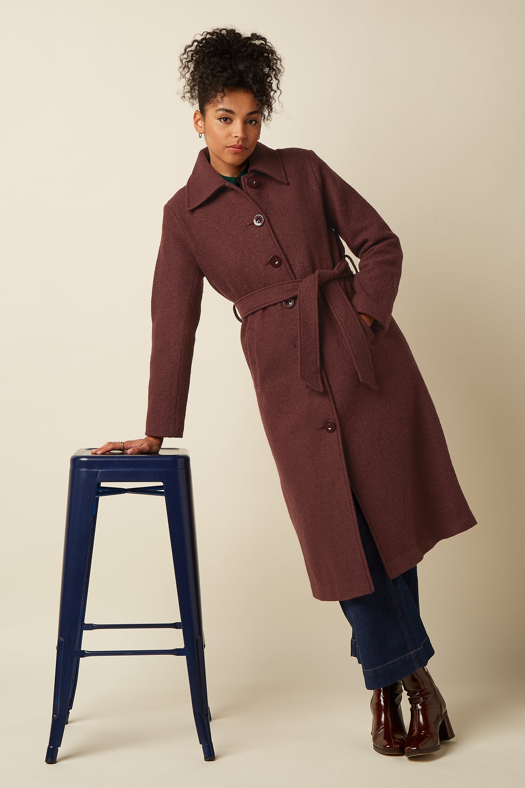 Arabella Coat Kennedy - Chocolate