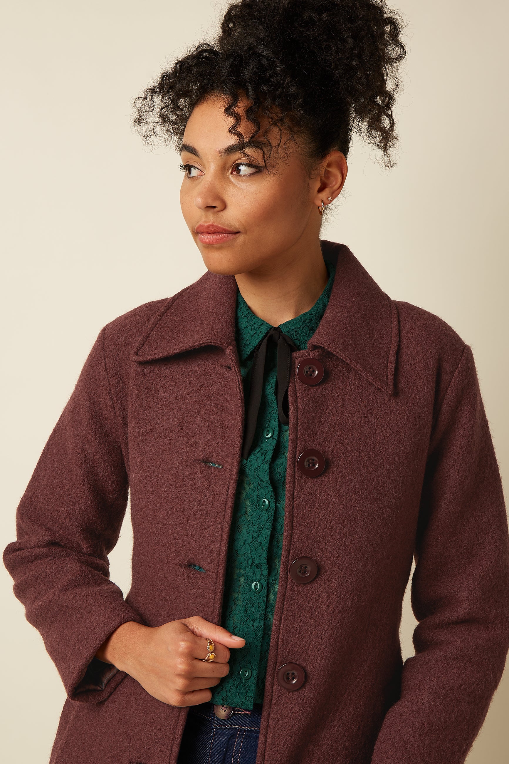 Arabella Coat Kennedy - Chocolate