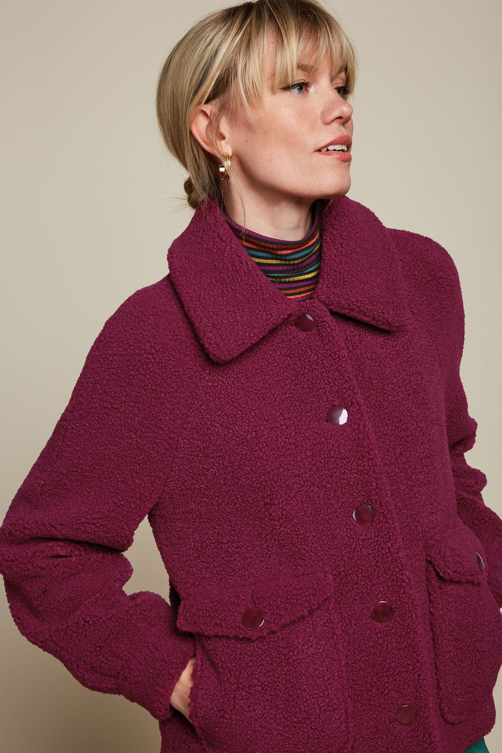 Syvlie Jacket Murphy - Beaujolais Red