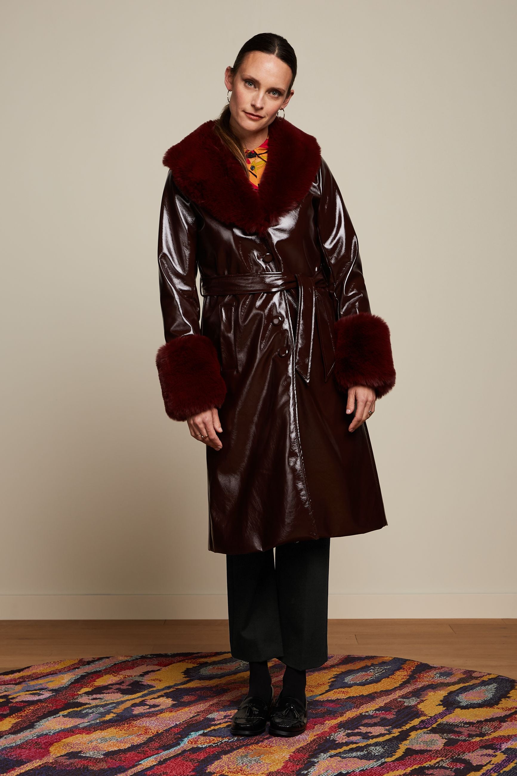 Peyton Coat Outshine - Bordeaux Red