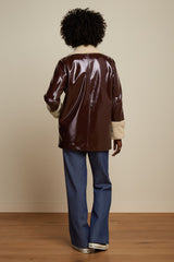 Amelie Coat Outshine - Bordeaux Red