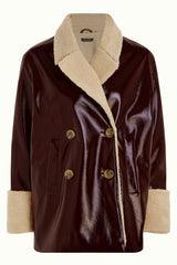 Amelie Coat Outshine - Bordeaux Red