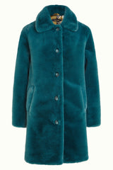 Anais Coat Long Philly - Sea Blue