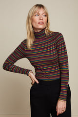 Rollneck Top Rolla Stripe - Umbre