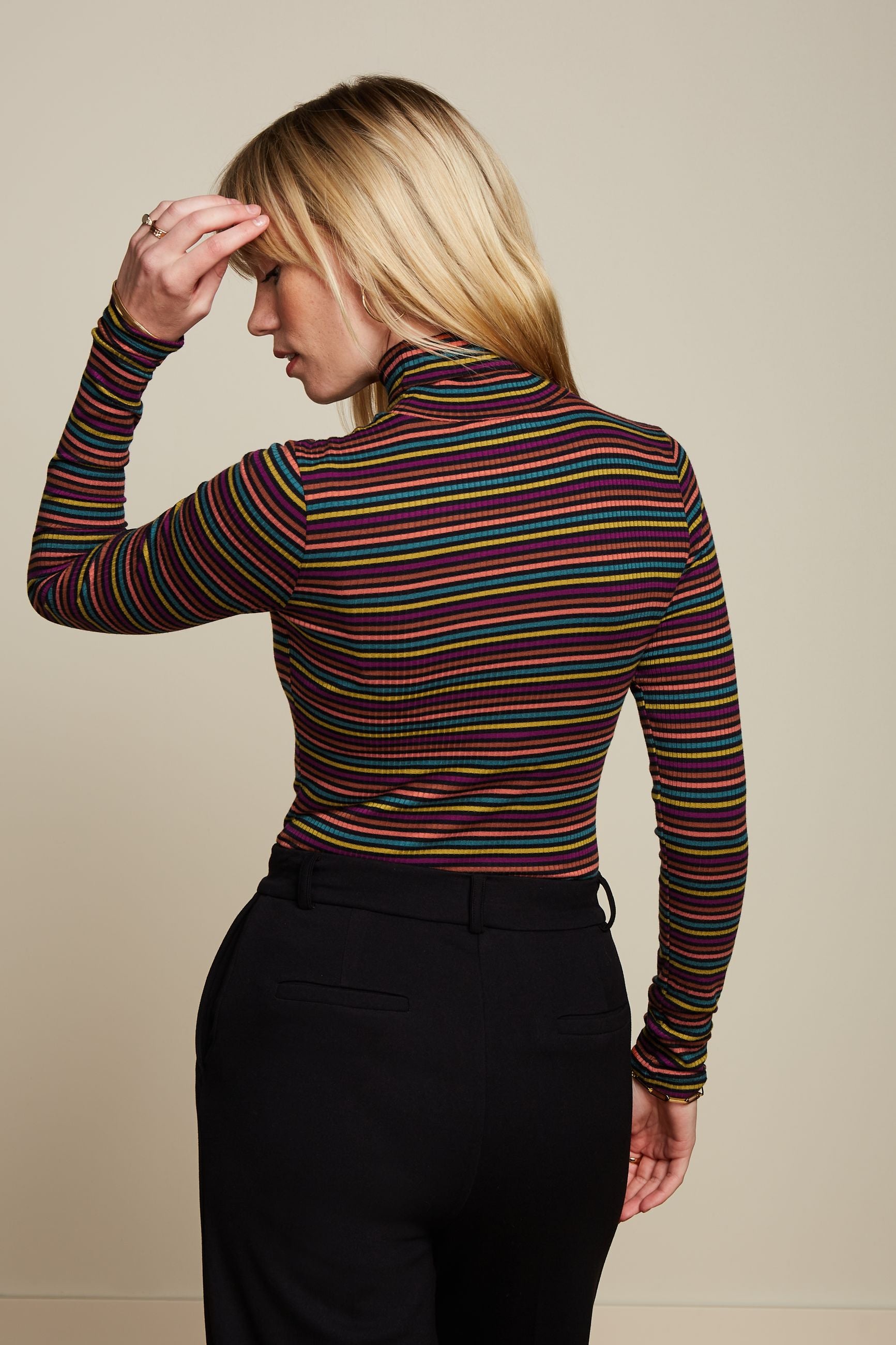 Rollneck Top Rolla Stripe - Umbre