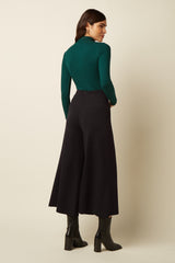 Rollneck Top Uni Rib
